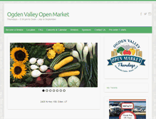 Tablet Screenshot of ogdenvalleyopenmarket.com